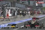 Formula 1’de şok! Lastik kameramanı ezdi!